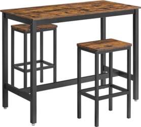 VASAGLE Bar Table Set with 2