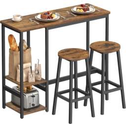VASAGLE Bar Table with 2 Bar
