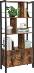 VASAGLE Bookcase, Bookcase with 4 Open