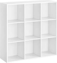 VASAGLE Bookcase Bookcase with 9 Compartments