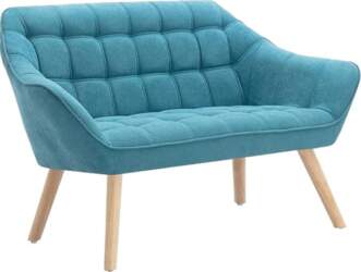 Vente-unique Sofa 2-Seater - Fabric -