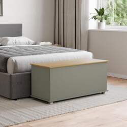 Vida Designs Leon Storage Stool (Grey