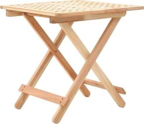 VidaXL Walnut Wood Solid Side Table