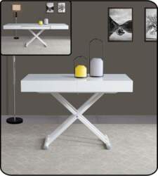VOLERO` Convertible Space-Saving Table, Height Adjustable