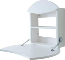 Wall Folding Table with Hidden Shelf