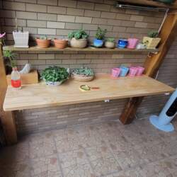 Wall Mounted Folding Table for Laundry