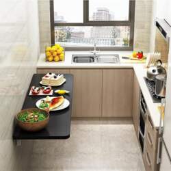 Wall Mounted Folding Table, Space Saving