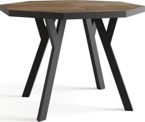 WFL GROUP Modern Round Extendable Dining