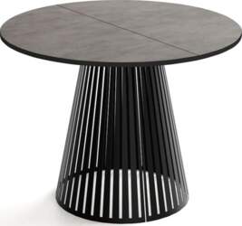 WFL GROUP Round Extendable Dining Table