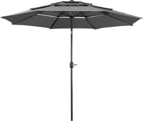Yaheetech Parasol with 3-Layer Roof, Φ