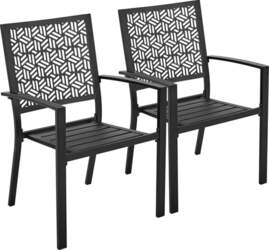 Yaheetech Set of 2 Metal Dining