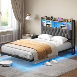 YITAHOME LED Bed Frame with Headboard