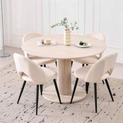 115 cm Round Dining Table with
