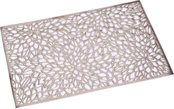 2 Pack Rectangle Modern Flower PVC