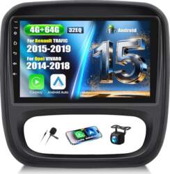 4+64G Android 15 auto radio priekš