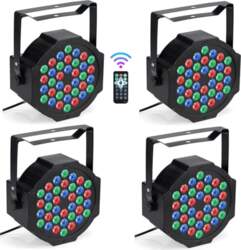 4 LED Par prožektoru komplekts, 36