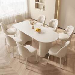 70 Inch Large Oval Dining Table