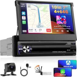 [4+64G] 1 DIN Android auto radio
