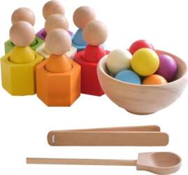 "Rainbow Sorting Ball" – pirmsskolas