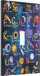 ABC Outer Space 1 Gang Light