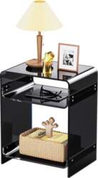 Acrylic Side Table, Bedside Table, Acrylic