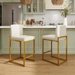ALPHA HOME Bar Stools Set of