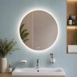 AM.PM Hit LED Mirror Round