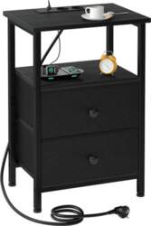 AMHANCIBLE Bedside Table with Charging Function