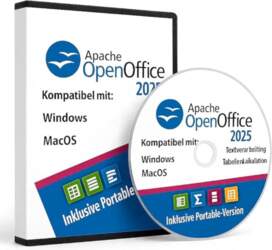 Apache OpenOffice 2025 auf DVD -