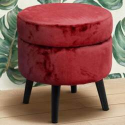 BAKAJI Stool Storage Box Bench Footstool
