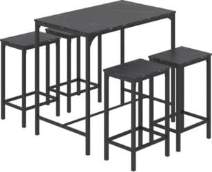 Bar Table with 4 Chairs, Kitchen
