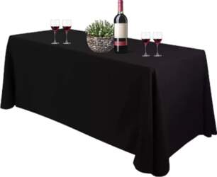 Bea`s Party Rectangular Polyester Tablecloth for