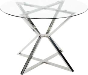 Beliani Bosco Glamorous Dining Table Made