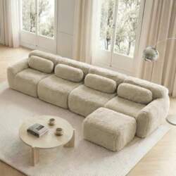 Boneless Compressed Couch, Modular Sofa Made