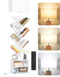 Bookcase Tree Shape Wood with Light
