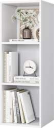 Bookcase with 3 Compartments, Bookcase, Standing