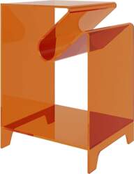 CHEMYO Acrylic Side Table, Transparent Side