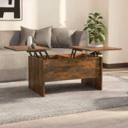 Coffee Table Height Adjustable 80 x