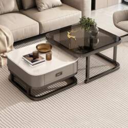 Coffee Table, Set of 2, Modern