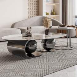 Coffee Table Set of 2 Modern