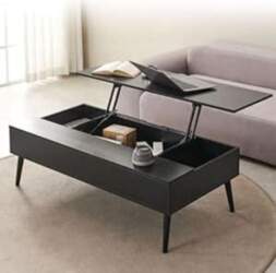 Coffee Table with Riser, Height Adjustable