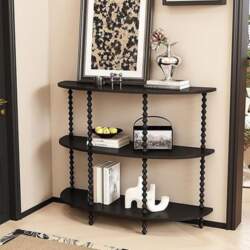 Console Table, Crescent Moon, Narrow Hallway