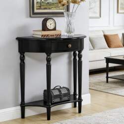 Console Table, Semicircular, Side Table Made