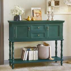 Console Table with Drawers and Storage