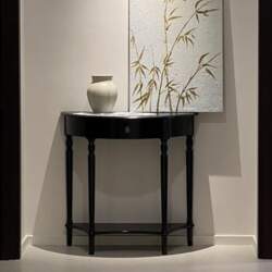 Console Table with Drawers, Semicircular Table