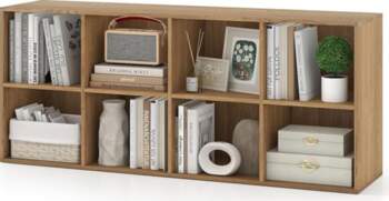 COSTWAY Cube Bookcase, Bookcase with 8