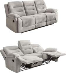 Cosy Three-Seater Sofa with Spring Padding