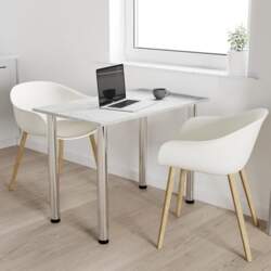 Dining Room Table with Chrome Legs