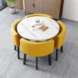 Dining Table Set with 4 Chairs