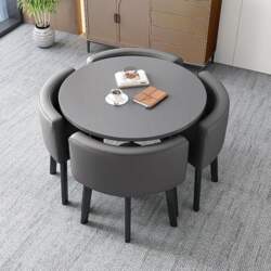 Dining Table Set with 4 Chairs
